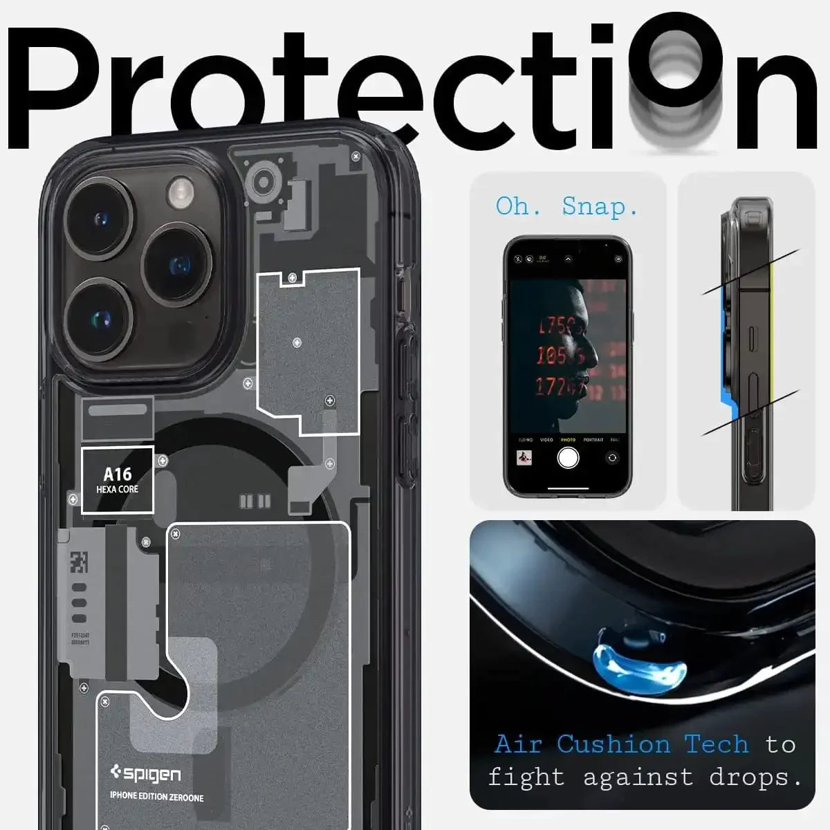 iPhone 12 Pro Ultra Hybrid Zero One MagFit MagSafe Matte Shine Case