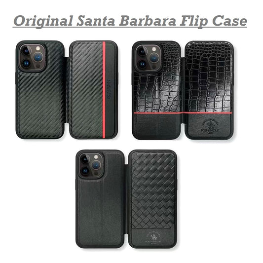 iPhone 15 Pro Max Santa Barbara Flip Series Leather Case