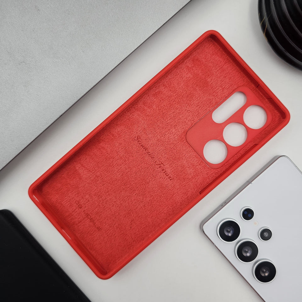 Samsung Galaxy S25 Ultra Silicon Case, Ferrari Silicon Sport Car Series FR Logo