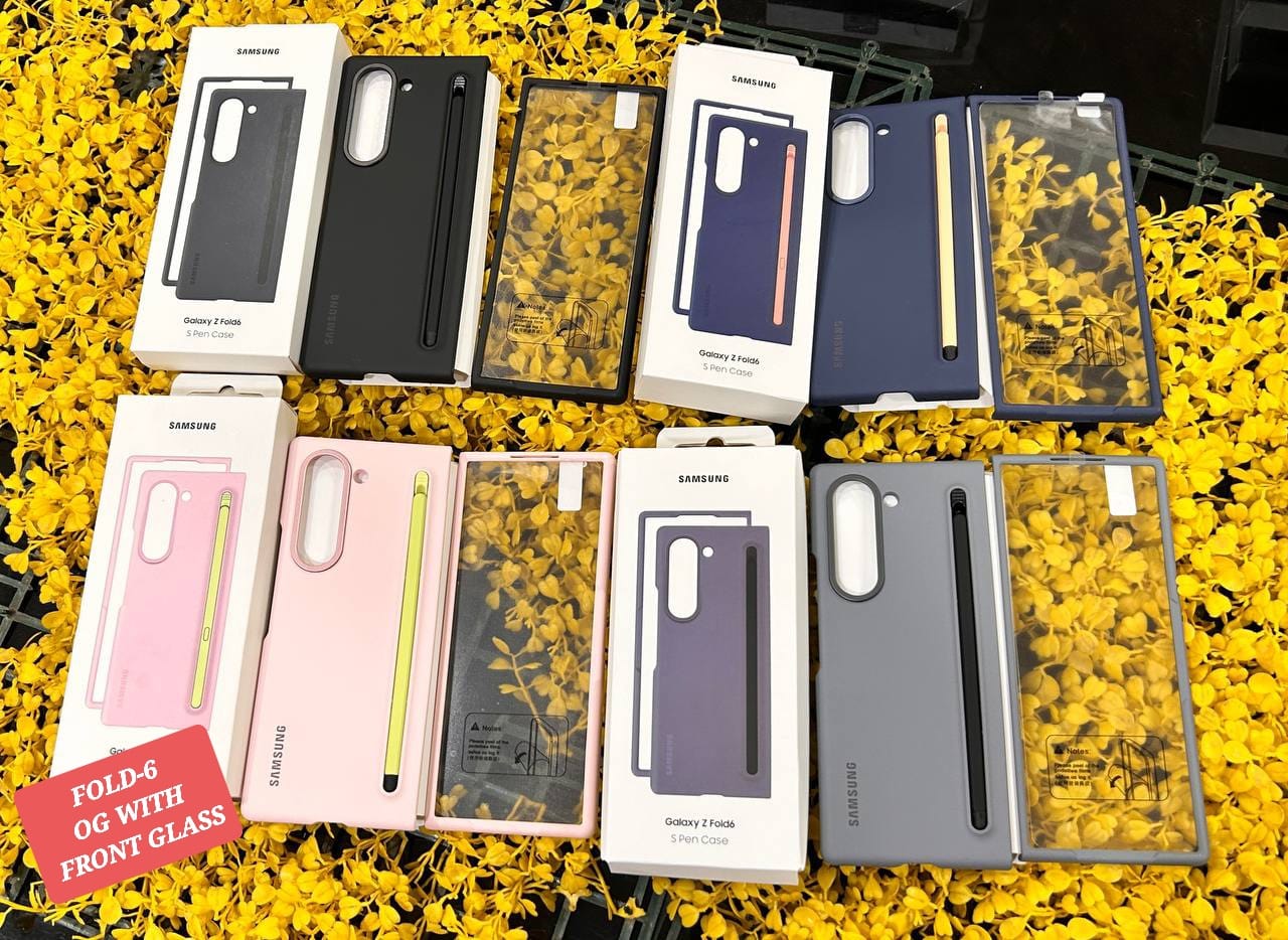 Samsung Galaxy Z Fold 6 Original Liquid Silicon Case with S-Pen and Logo - Grey