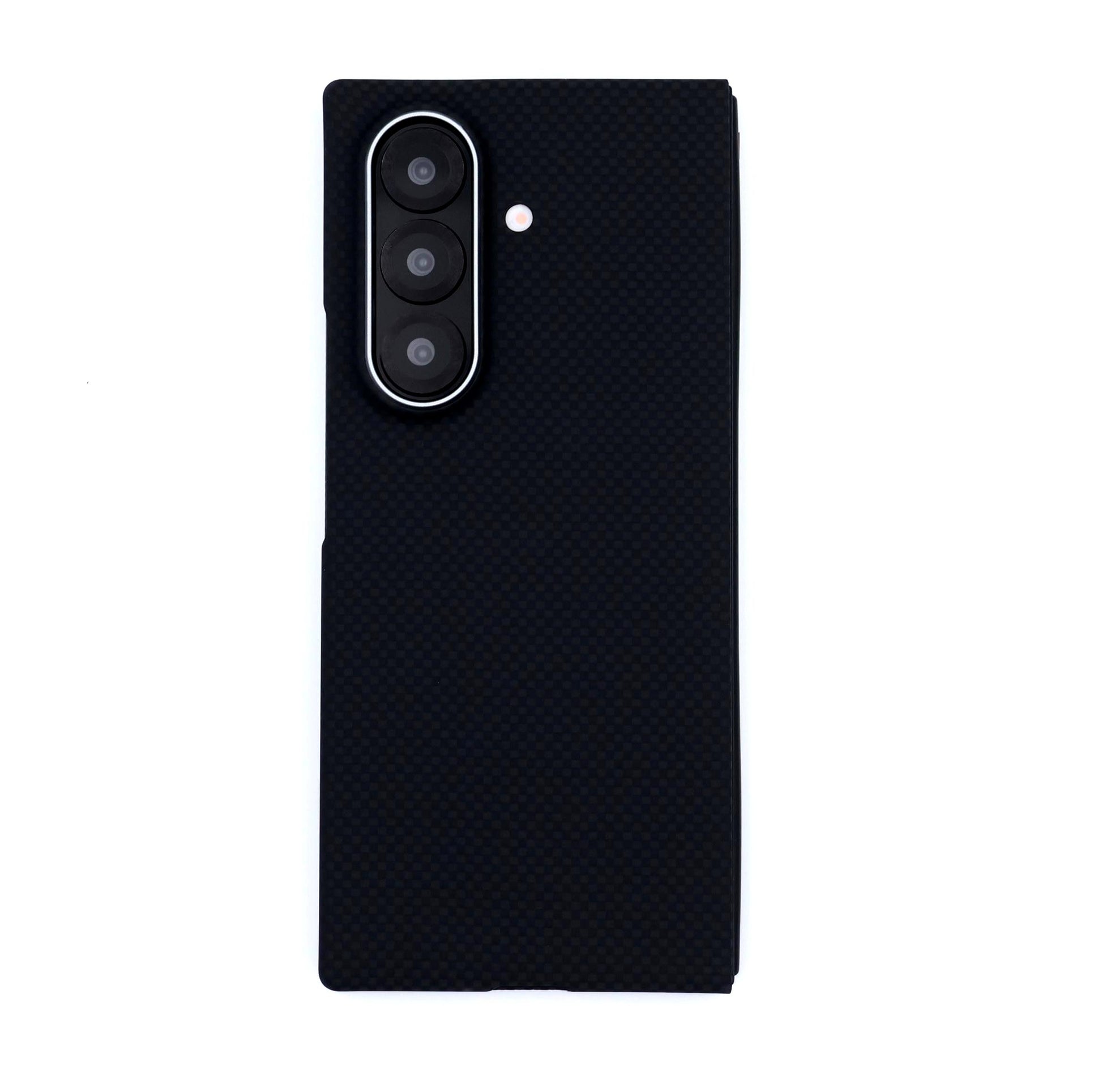 Samsung Galaxy Z Fold7 Real Carbon Fiber Case, 0.5mm Super Slim Original SLIVA Carbon Fiber with Magsafe - Black