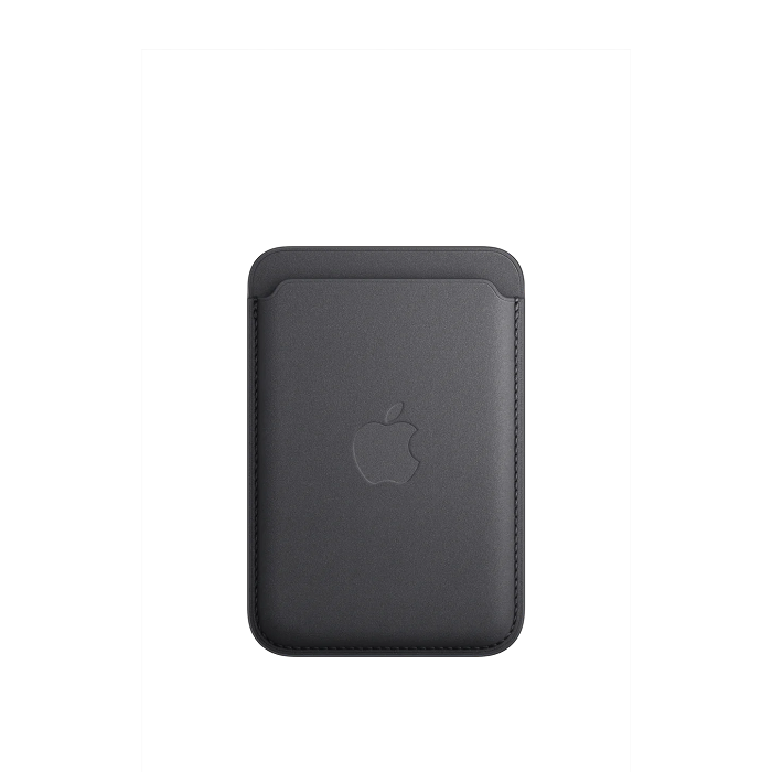 iPhone 15 FineWoven Wallet with IC Working- Black