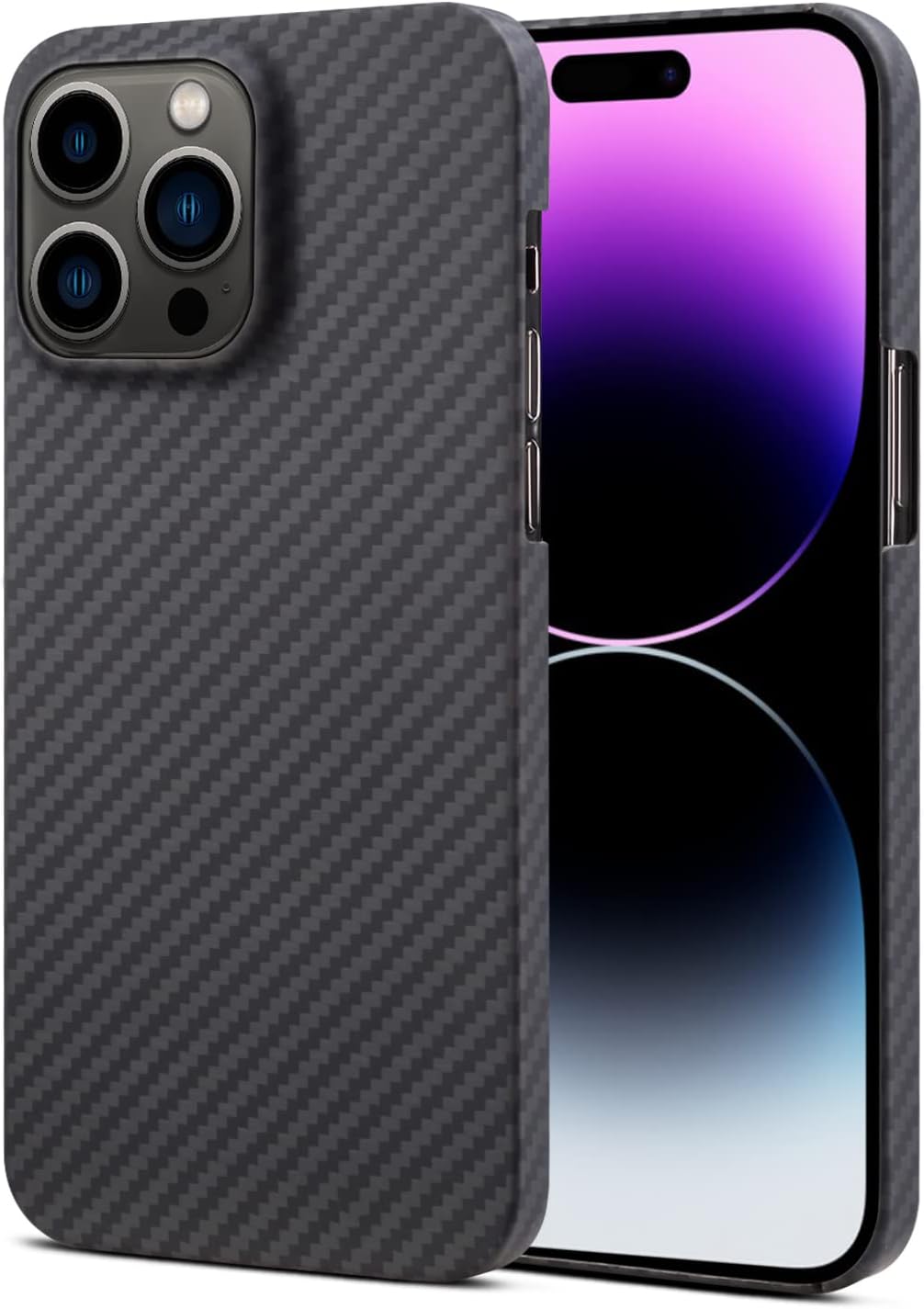 iPhone 14 Pro Max Carbon Fiber Real Aramid Kevilar Case