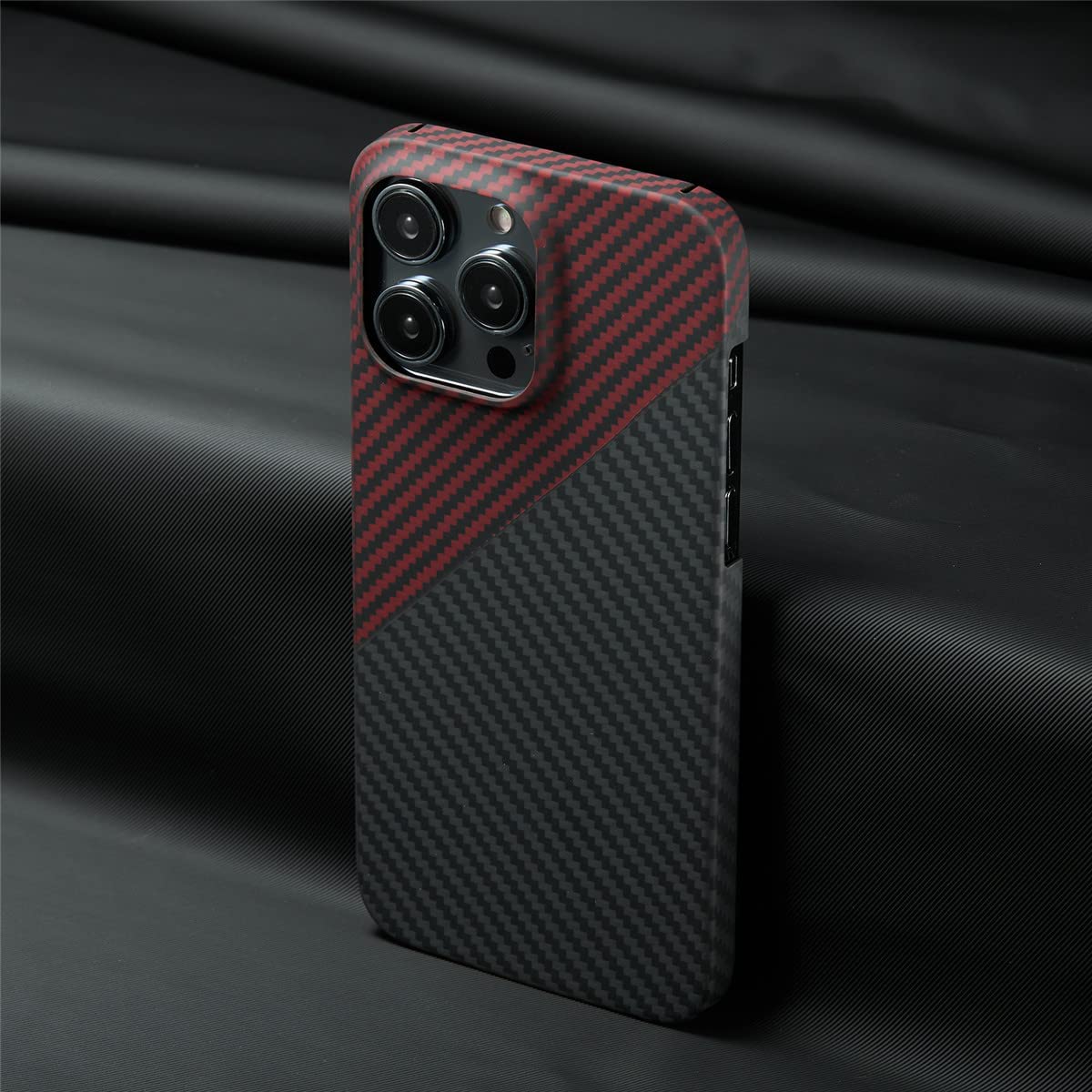 iPhone 14 Pro Max Carbon Fiber Real Aramid Kevilar Case