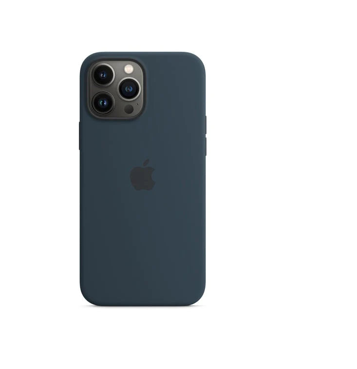 iPhone 14 Pro Silicon Case Liquid Silicon Inner Fabric with Logo