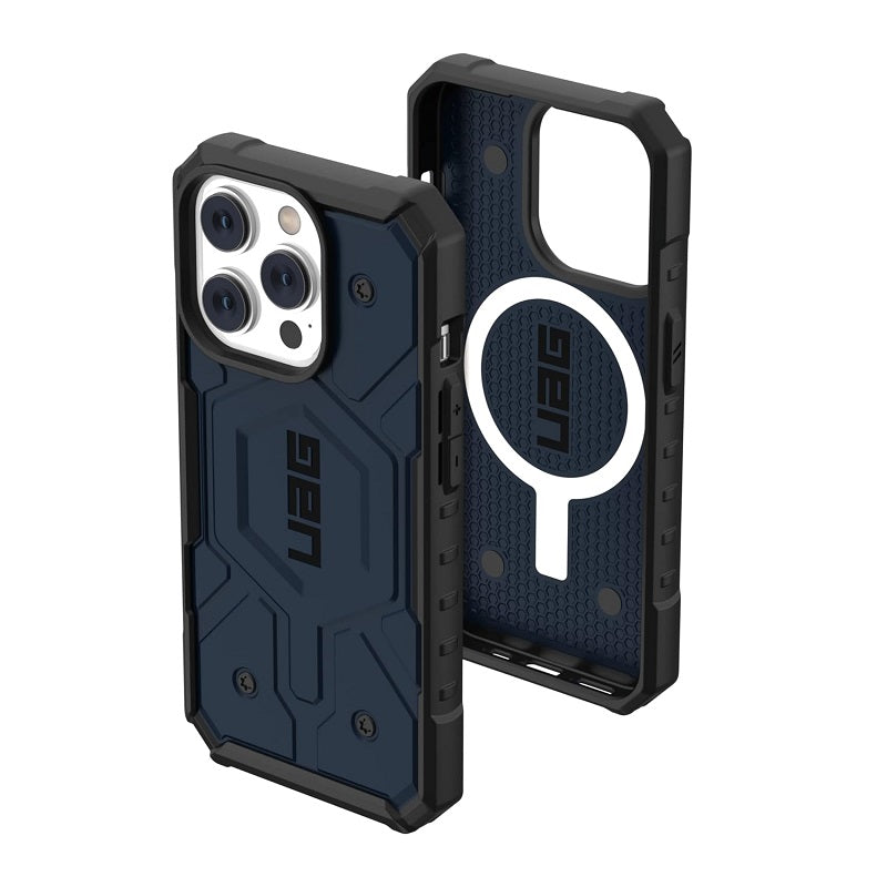 iPhone 15 Pro Max UAG Pathfinder Premium Rugged Shockproof Case With Magsafe-Dark Blue