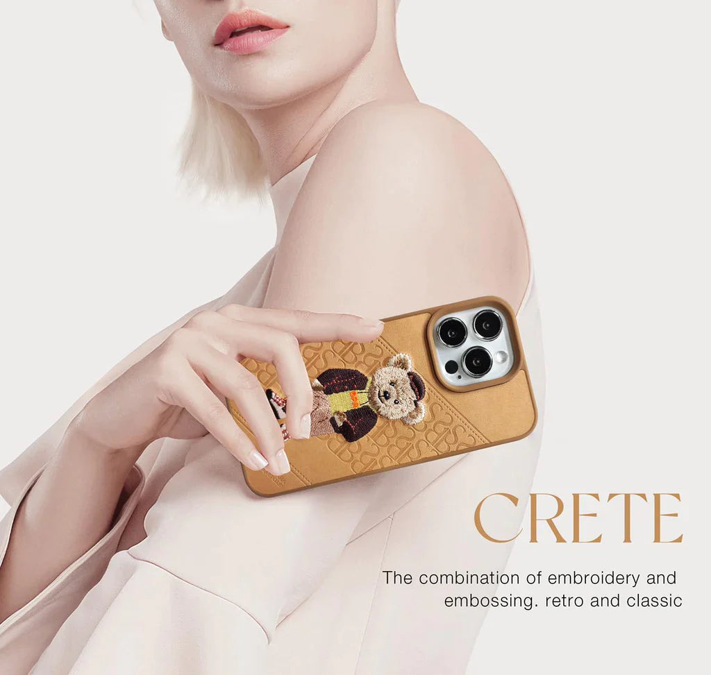 iPhone 13 Santa Barbara Polo Club Crete Series Genuine Leather Case