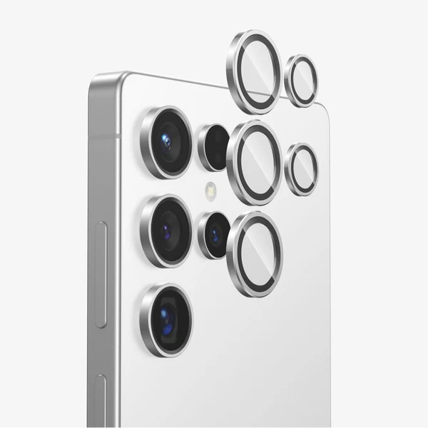 Metal Alloy HD Camera Ring Protector For Samsung S25
