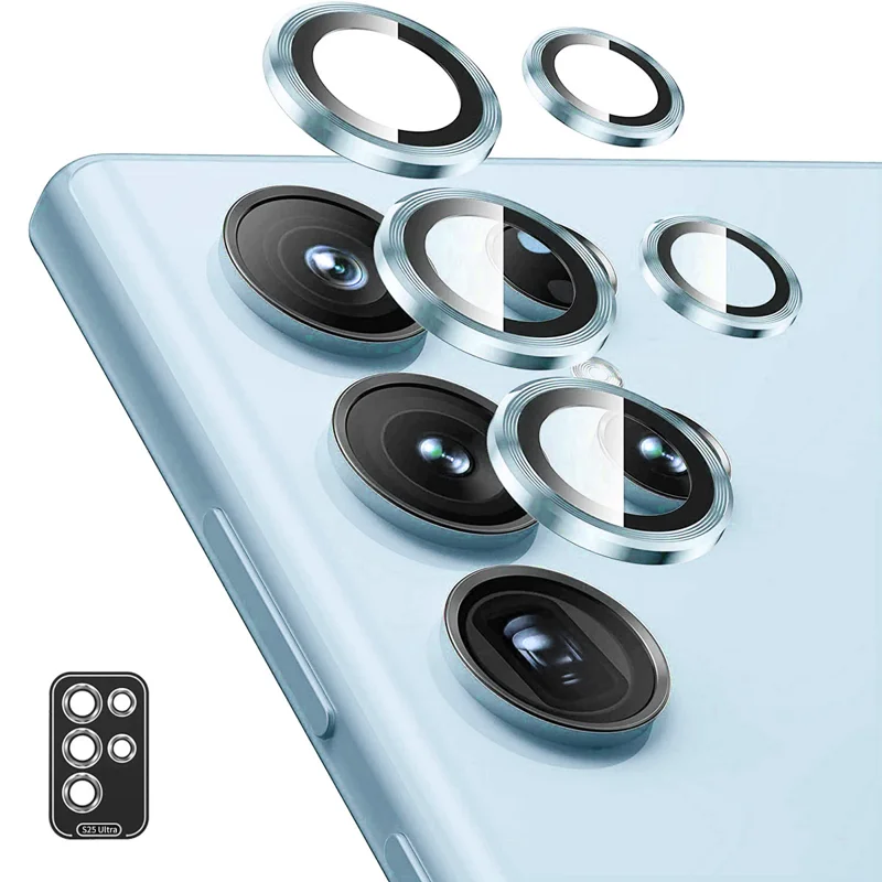Metal Alloy HD Camera Ring Protector For Samsung S25
