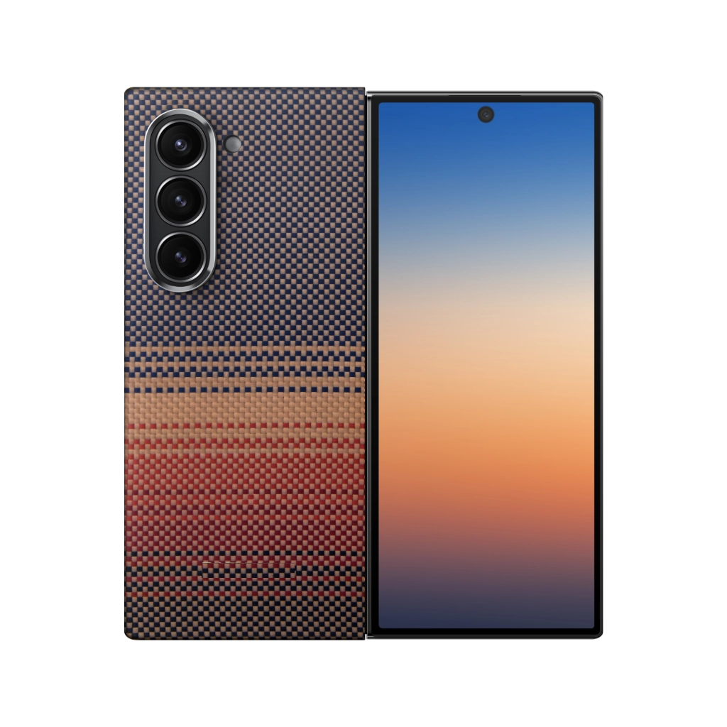 Samsung Galaxy Z Fold 6 Tactile Sunset PC Thin Case Camera Protection Case with Magsafe