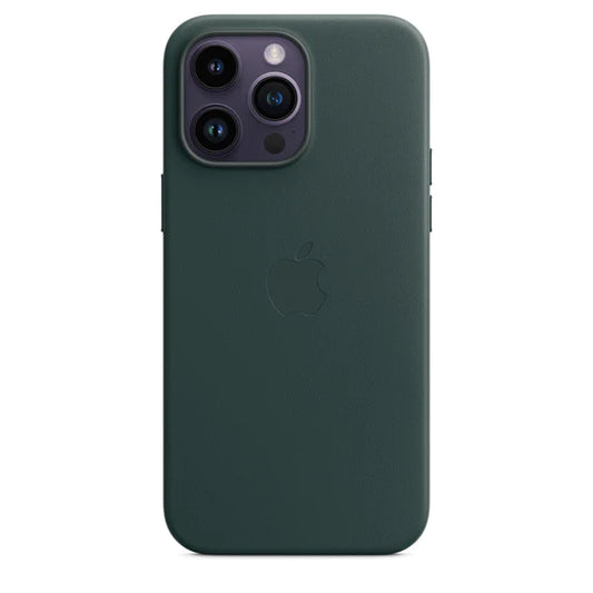 iPhone 15 Pro Max Leather Case - Forest Green
