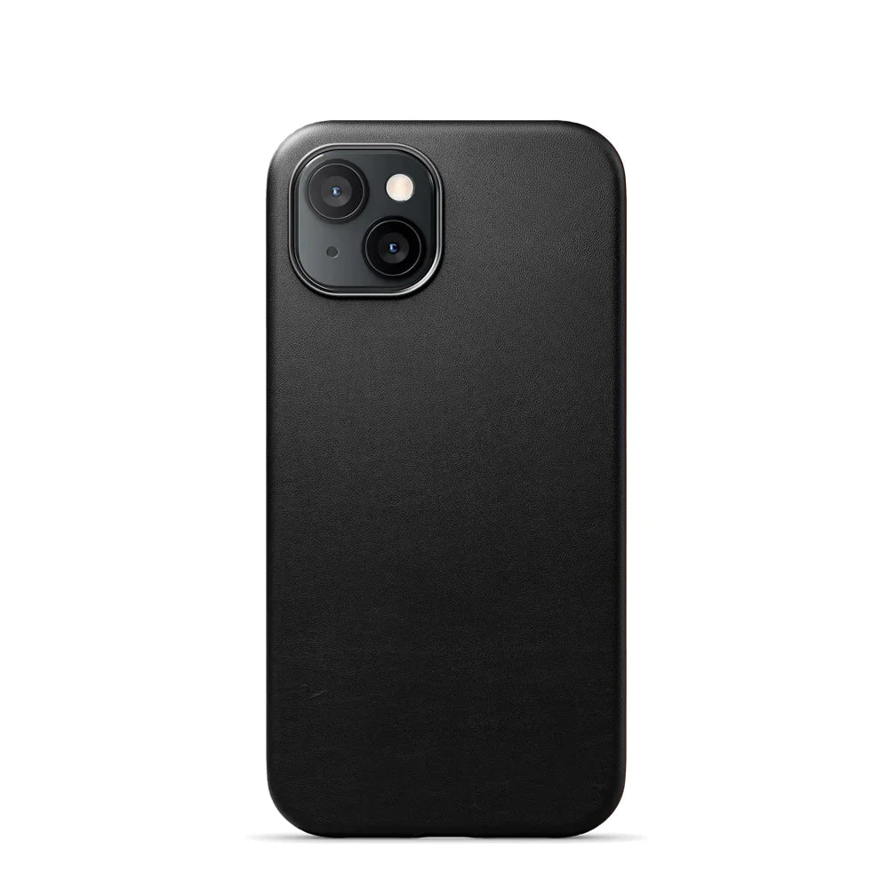 iPhone 14 Genuine Leather Case-Black