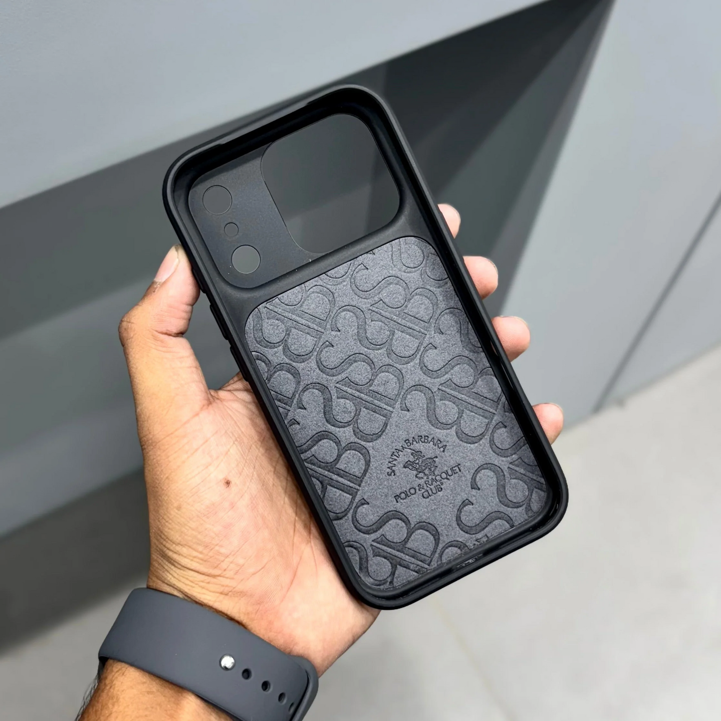 iPhone 17 Pro Max Carbon Fiber Original Santa Barbara Polo Club Elvish Series Back Cover - Polo Club
