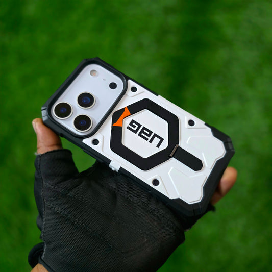 iPhone 17 Pro UAG Case, Military Grade Protective UAG Pathfinder Series with Magsafe & Kickstand - White