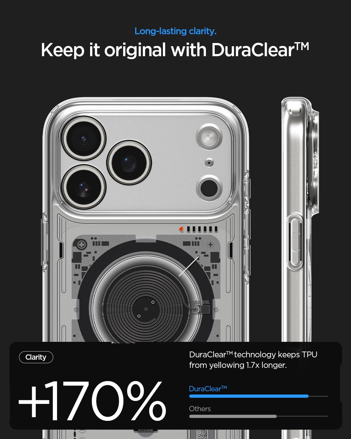 iPhone 17 Pro Ultra Hybrid Neo One Series MagSafe Case (TPU + Poly Carbonate) - Open Cut