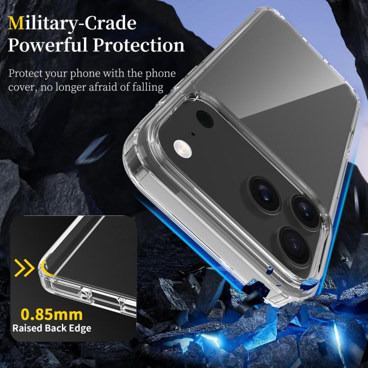 iPhone 17 Pro Shockproof Soft TPU Transparent Case - Clear