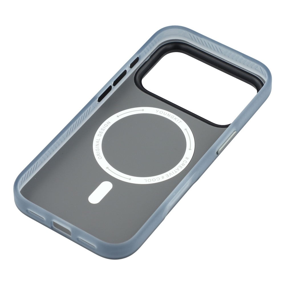 iPhone 17 Pro Max YOUNGKIT Case, Technology Series Matte Finish Cover with Magsafe - Technology Grey