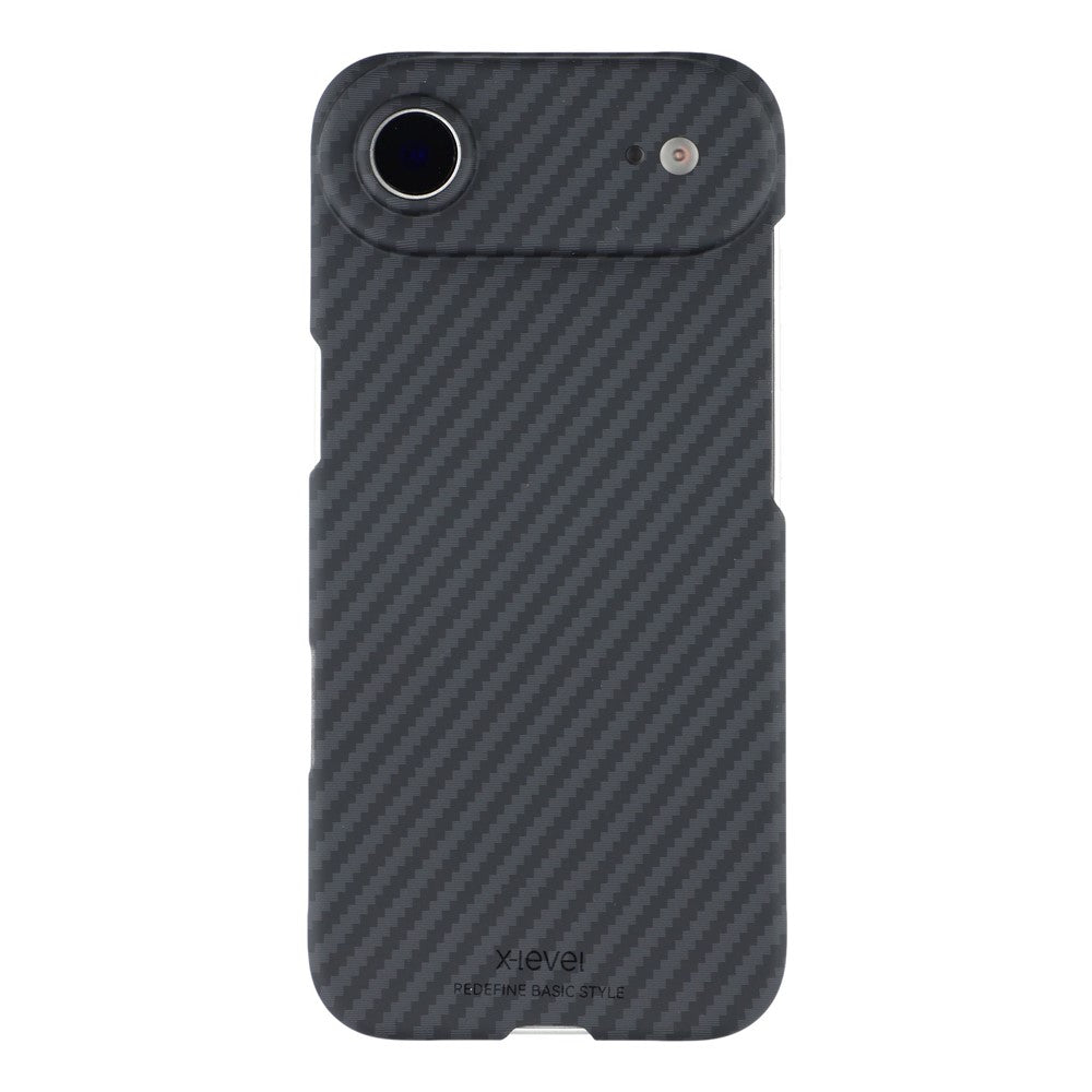 iPhone 17 Air 0.6mm Ultra Slim X-LEVEL Carbon Fiber Magnetic Cover with Magsafe - Black