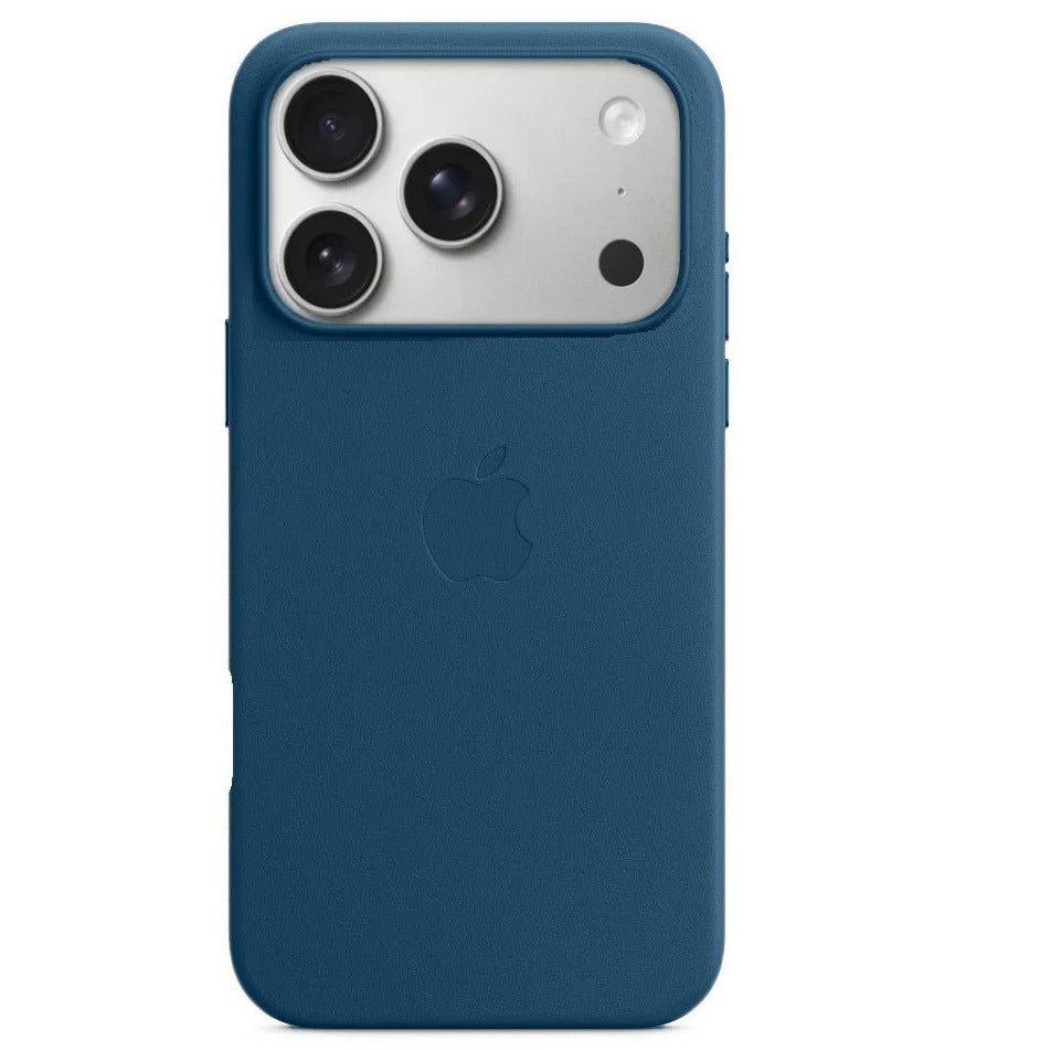 iPhone 17 Pro Leather Case with Magsafe - Blue – elefcases