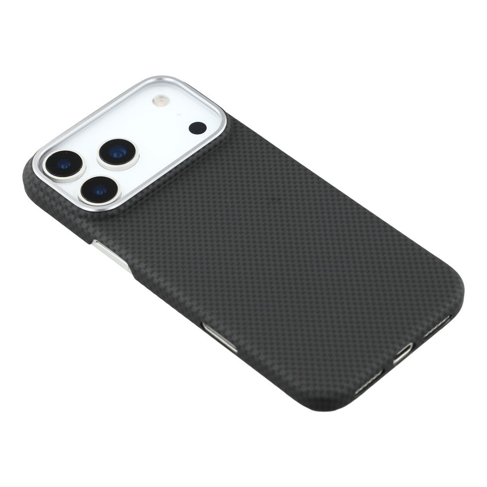 iPhone 17 Pro Max 0.8mm Ultra Slim Carbon Fiber Magnetic Cover with Magsafe - Black