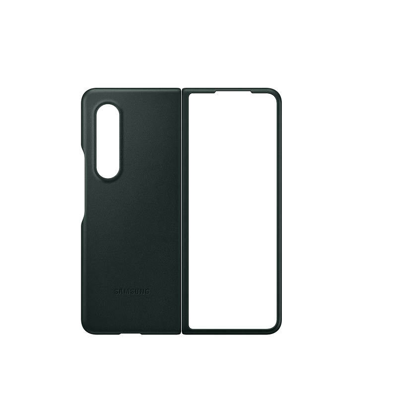 Samsung Galaxy Z Fold 4 Leather Case-Green