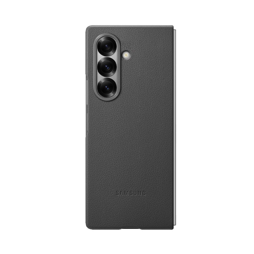 Samsung Galaxy Z Fold7 Leather Case Slim Soft Inside - Grey