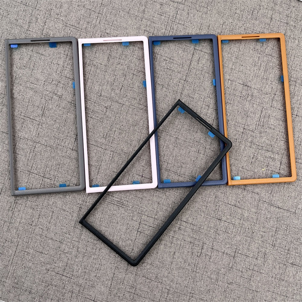 Samsung Galaxy Z Fold7 Leather Case, Kickstand Kindsuit Series Leather Back Cover - Blue