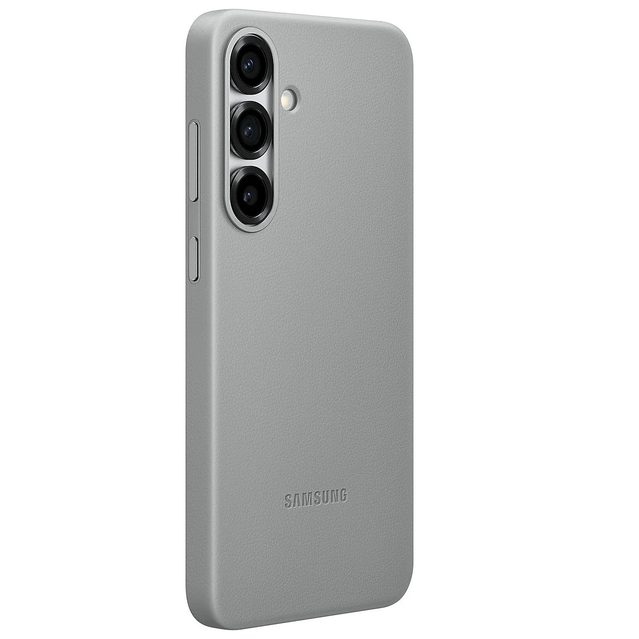 Samsung Galaxy S25 Leather Case, Kindusit Leather Back Cover - Titanium Grey