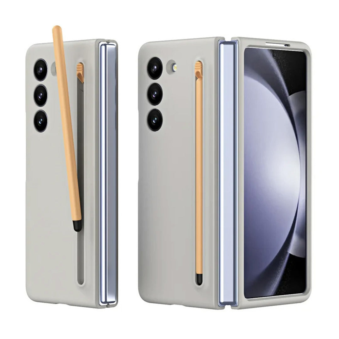 Samsung Galaxy Z Fold7 Spen Case, Skin Feel Matte Cover with Front Glass