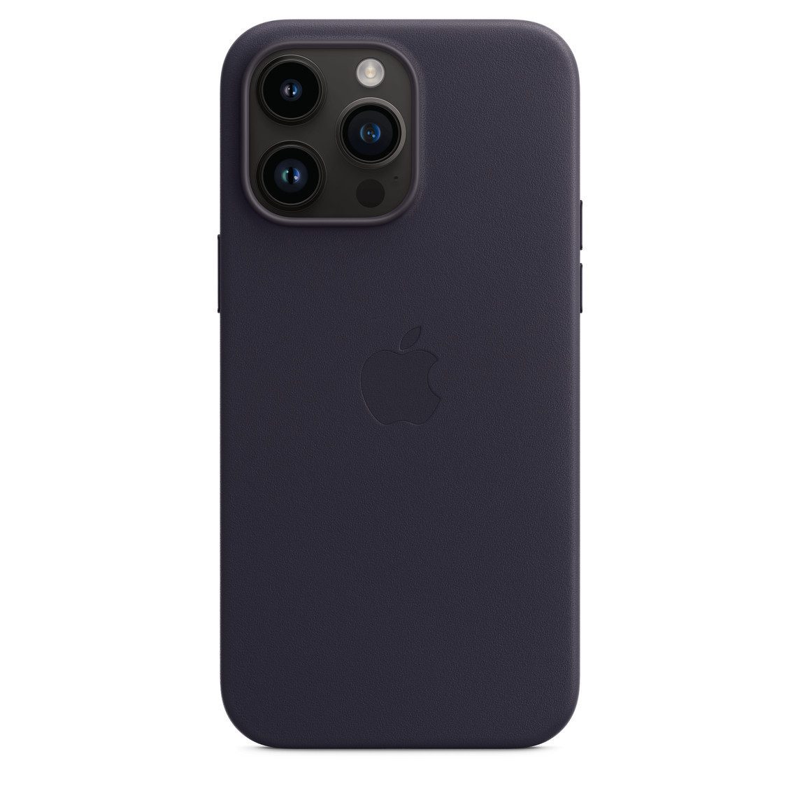 iPhone 15 Pro Max Leather Case - Dark Blue