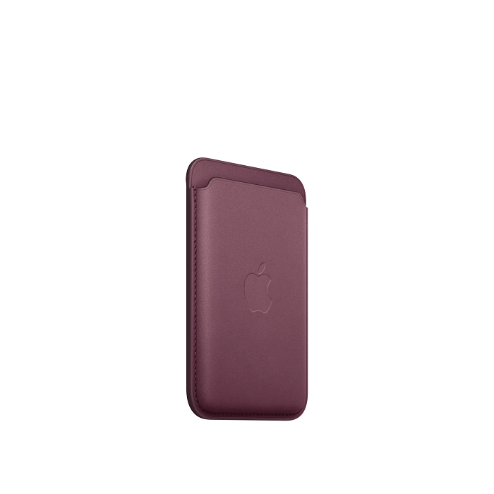 iPhone 15 FineWoven Wallet with IC Working- Mulberry