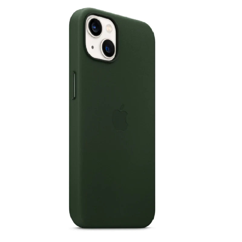iPhone 13 Leather Case with MagSafe - Green