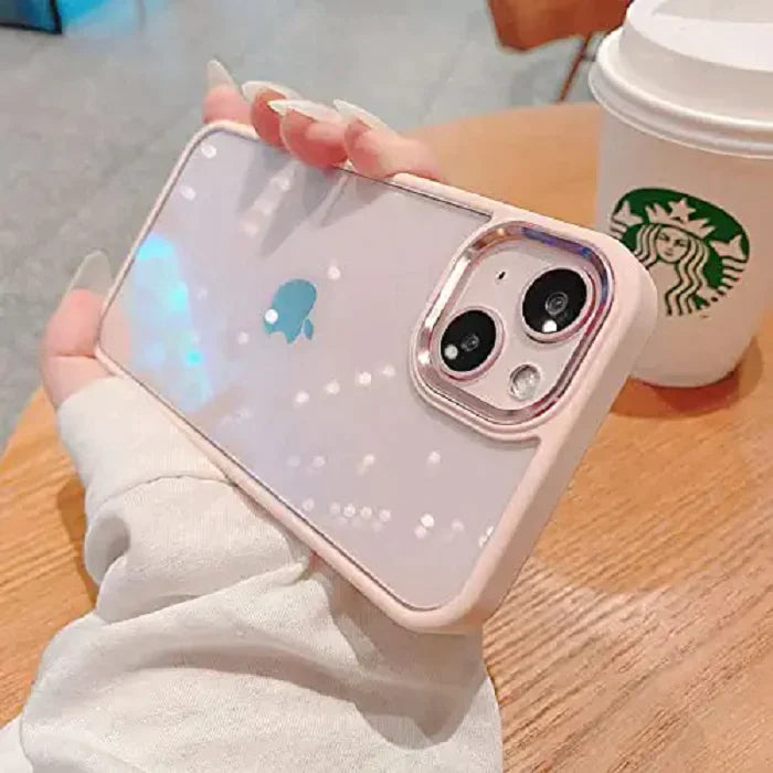 iPhone 14 Transparent Bumper Clear Case with Camera Protection