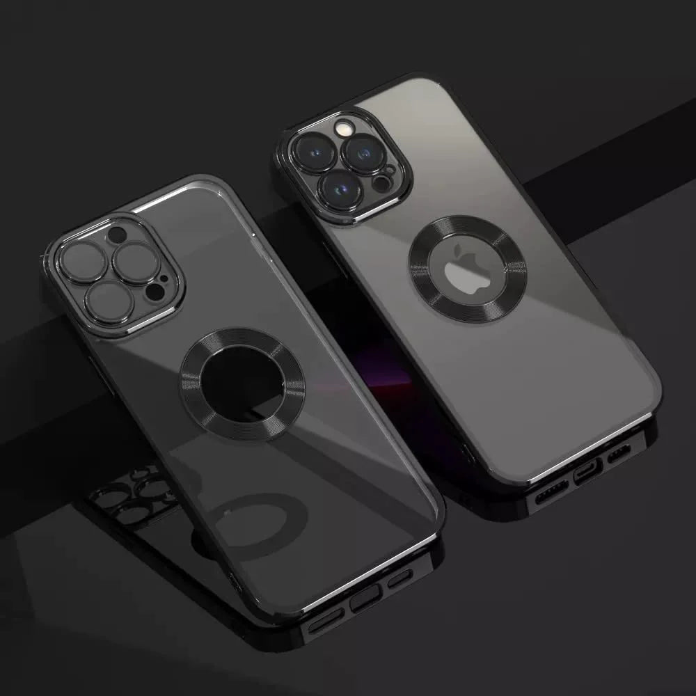 iPhone 11 Pro Max Transparent Electroplating Case with Camera Protection