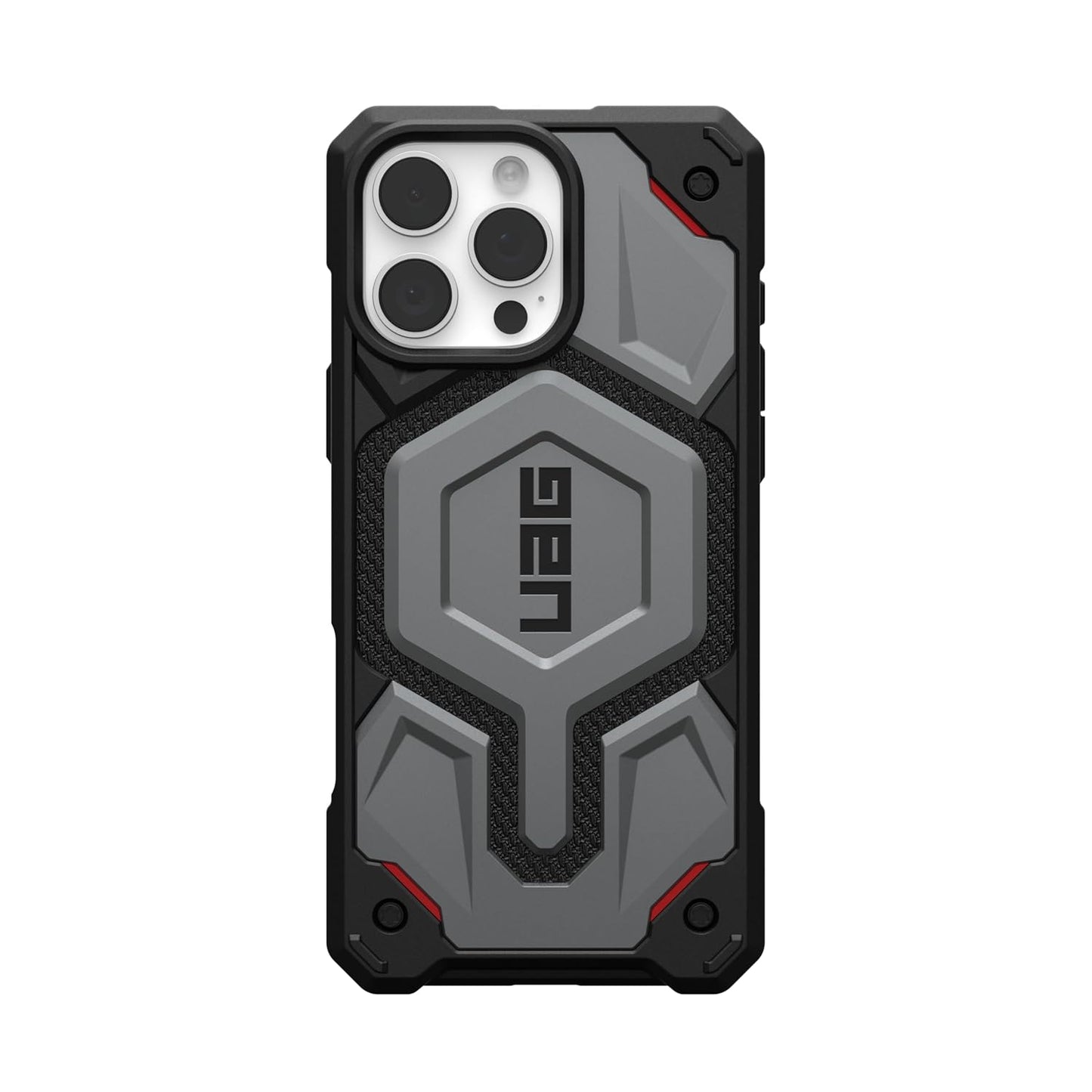 iPhone 16 Pro UAG Case, Monarch Pro Kevlar Series with Magsafe - Grey
