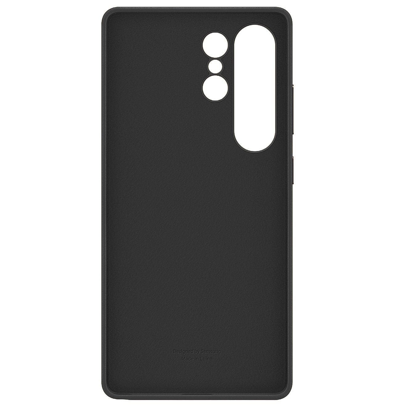 Samsung Galaxy S25 Ultra Leather Case, Kindsuit Leather Back Cover - Black