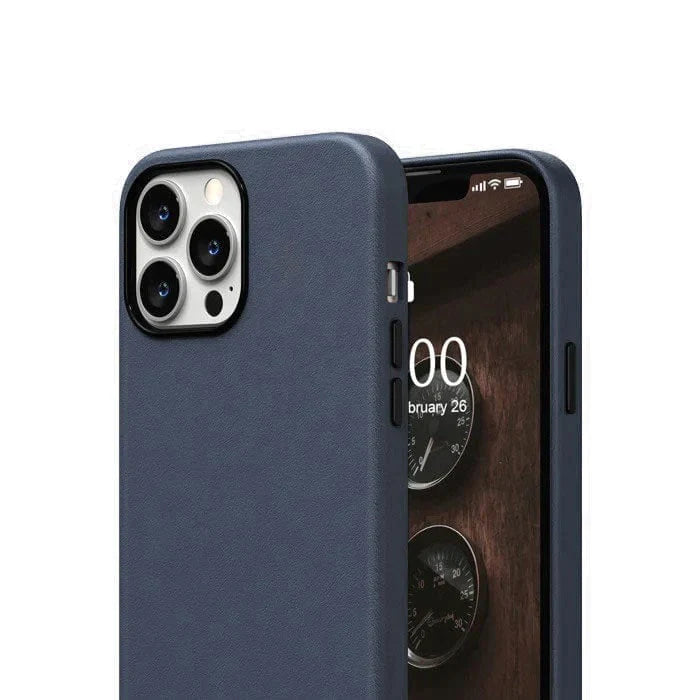 K-doo iPhone 14 Pro Leather Case Back Cover