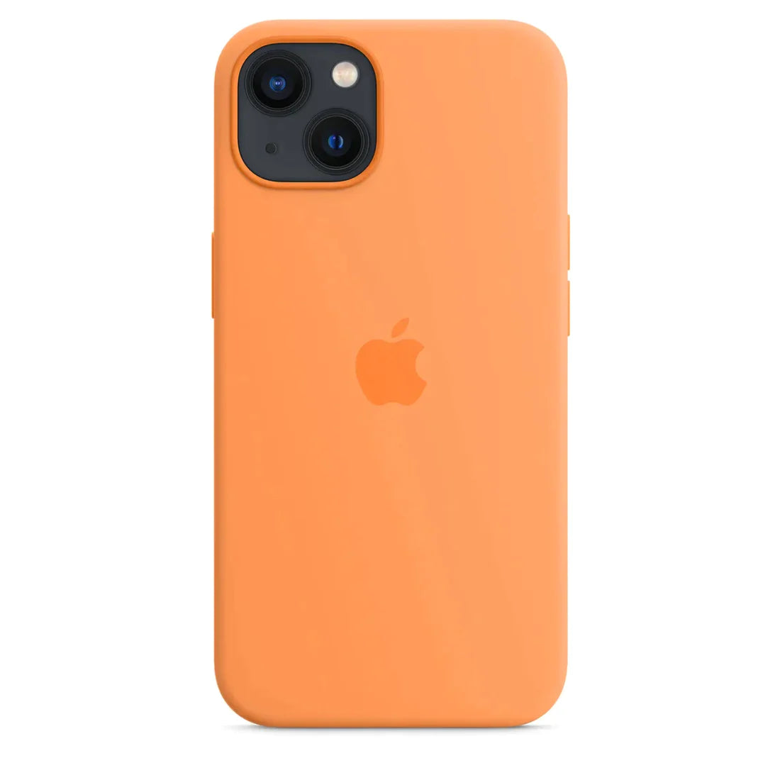 iPhone 13 Silicon Case Liquid Silicon Inner Fabric with Logo