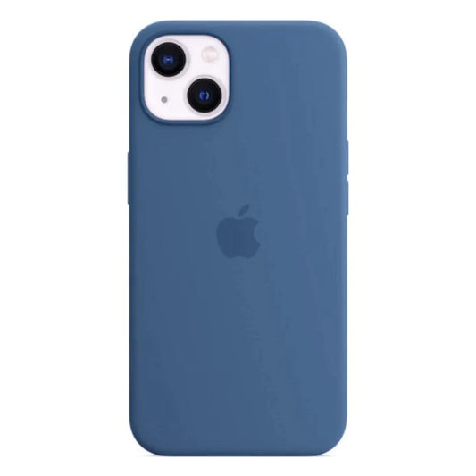 iPhone 13 Mini Original Liquid Silicon Case with Logo - Navy Blue