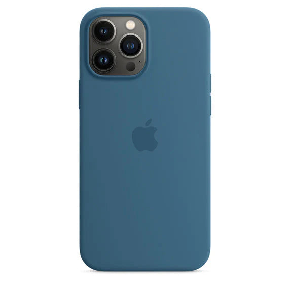 iPhone 14 Pro Silicon Case Liquid Silicon Inner Fabric with Logo