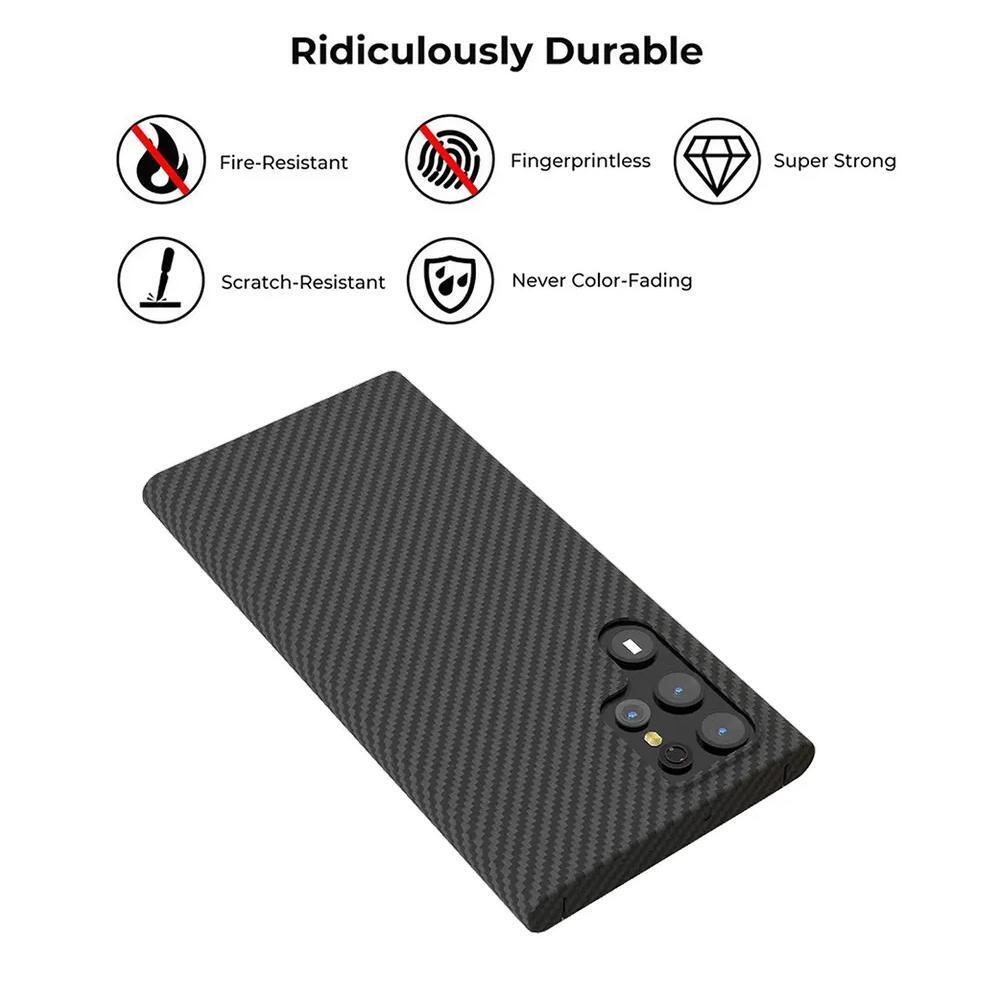Samsung Galaxy S24 Ultra Carbon Fiber Real Aramid Kevilar Case
