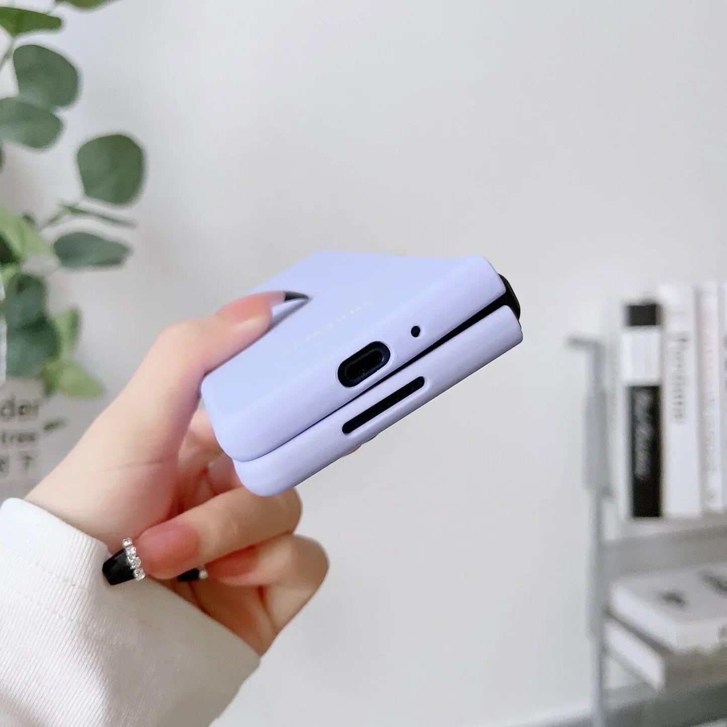 Samsung Galaxy Z Fold 3 Silicon Case Liquid Silicon Inner Fabric with Logo