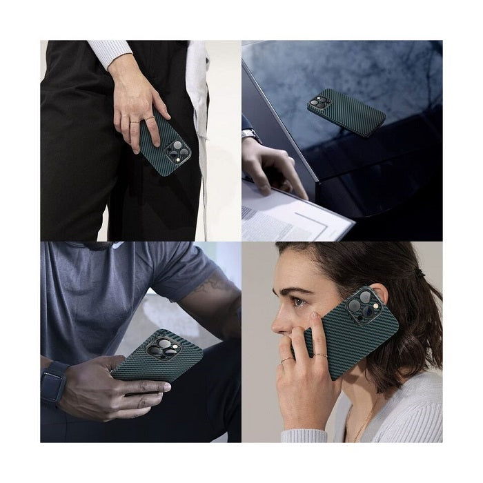 iPhone 15 Pro K-Doo Air Carbon Original Quality Full Coverage Case- Green