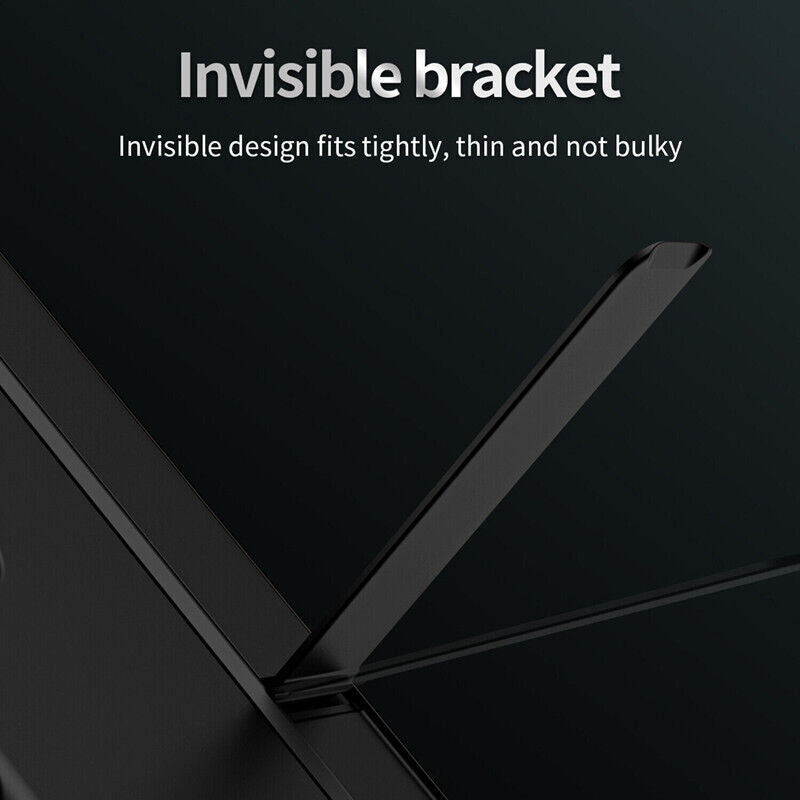 Samsung Galaxy Z Fold 5 Shockproof S Pen Stand Cover-Black