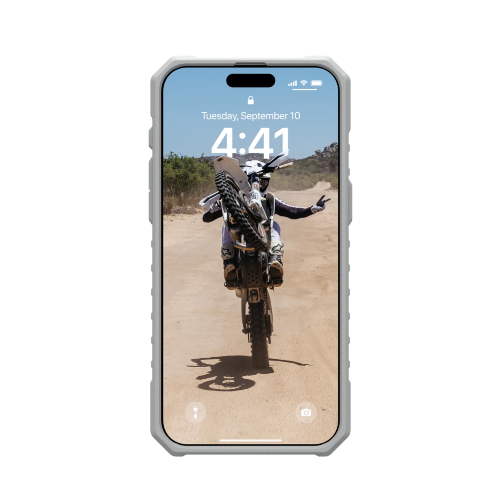 iPhone 16 UAG Pathfinde Magsafe Clear Case - Grey