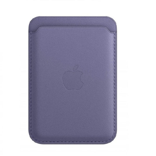 iPhone 15 Pro Faux Leather Wallet Magsafe With Logo- Wisteria