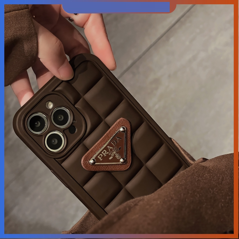 iPhone 14 Pro Max Luxury Prada Shaped Soft Case