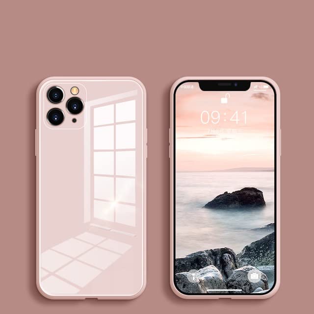 iPhone 14 Pro Max Glass Case with Logo and Camera Protection