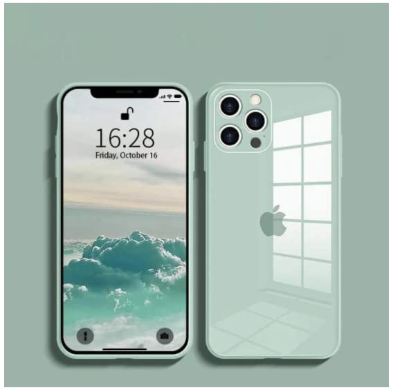 iPhone 14 Pro Max Glass Case with Logo and Camera Protection