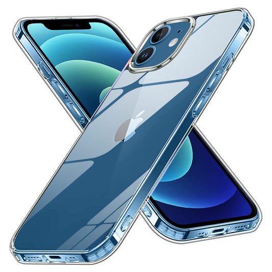 iPhone 12 Transparent Case with Bump Camera Protection - Transparent